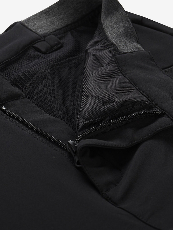 ALPINE PRO Crne muške vanjske hlače ALPINE PRO Ramel