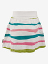 ALPINE PRO Bijela djevojačka suknja na pruge ALPINE PRO Owelo