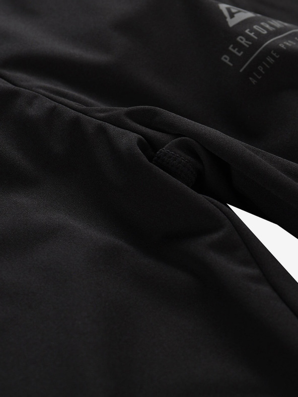 ALPINE PRO Crne dječje softshell hlače ALPINE PRO Abaro