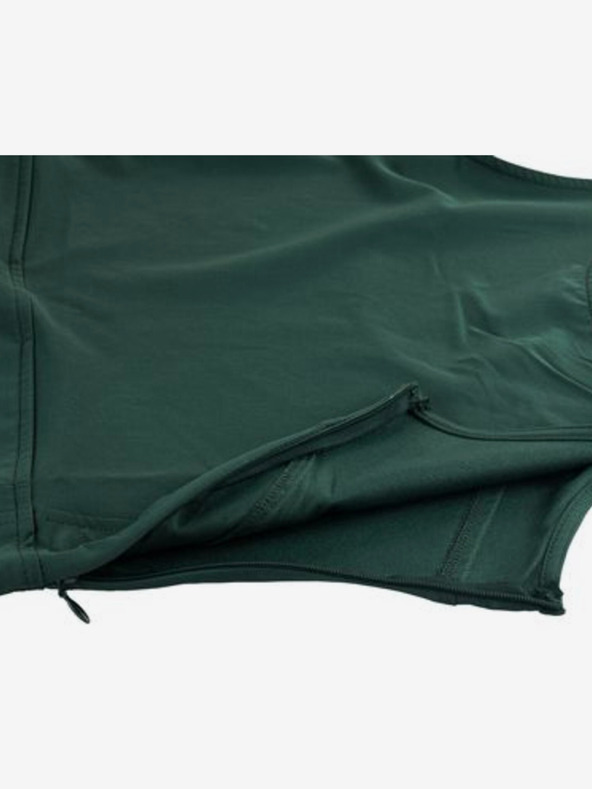 ALPINE PRO Tamnozelena ženska haljina ALPINE PRO Vilema