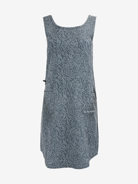 ALPINE PRO Siva ženska haljina s uzorkom ALPINE PRO Cyphera