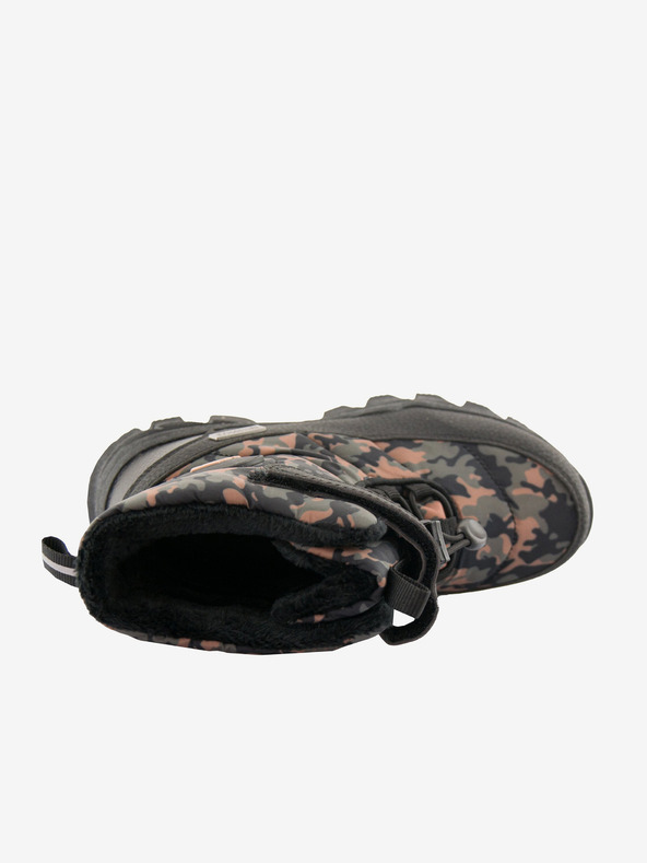 ALPINE PRO Alpine Pro Lando dječje crne čizme za snijeg s uzorkom