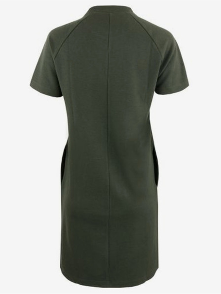 ALPINE PRO Tamnozelena ženska haljina ALPINE PRO Langa