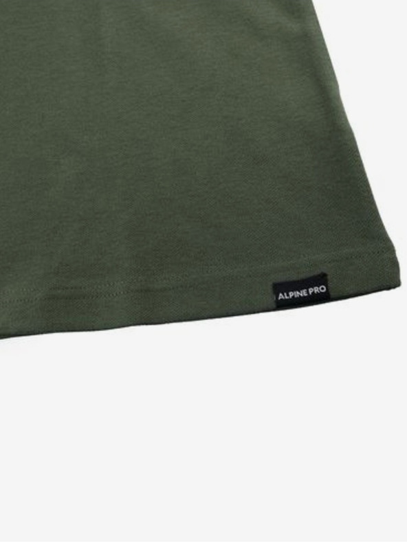 ALPINE PRO Tamnozelena ženska haljina ALPINE PRO Langa