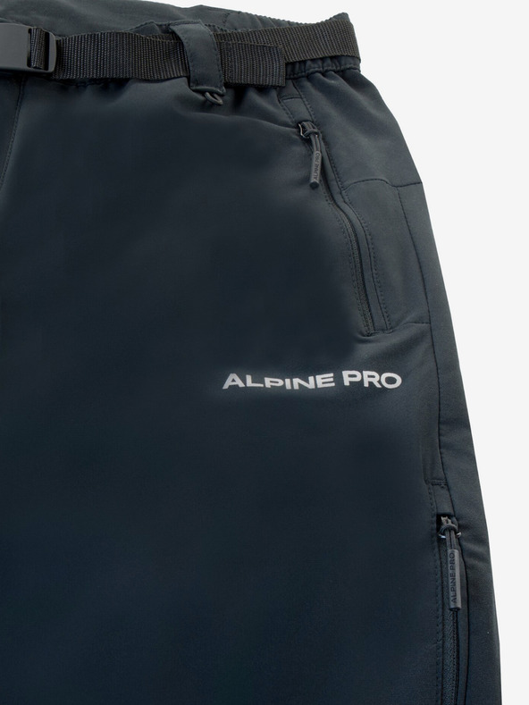 ALPINE PRO Crne muške hlače ALPINE PRO Okem