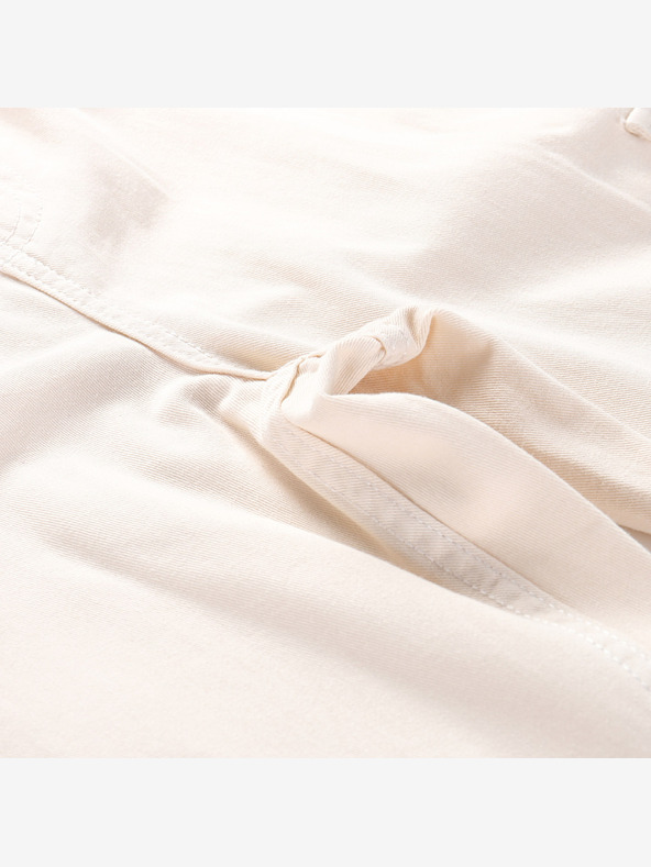 NAX Bež ženske široke cargo hlače NAX Serda