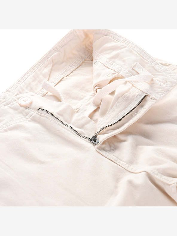 NAX Bež ženske široke cargo hlače NAX Serda