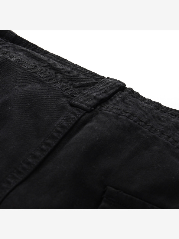 NAX Crne ženske široke cargo hlače NAX Serda