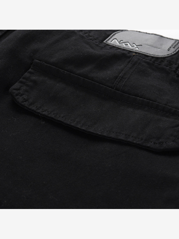 NAX Crne ženske široke cargo hlače NAX Serda