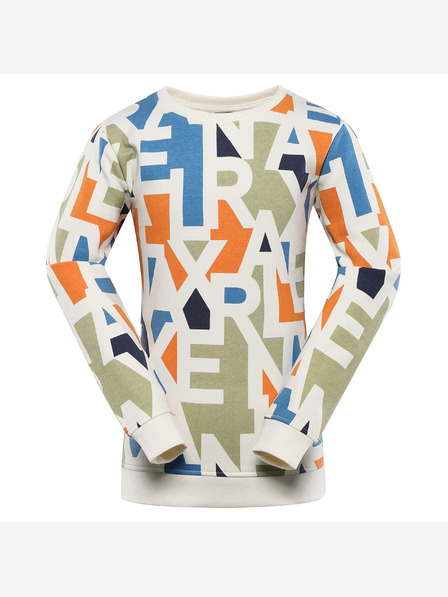 NAX Bež dječja majica s uzorkom NAX Dermo