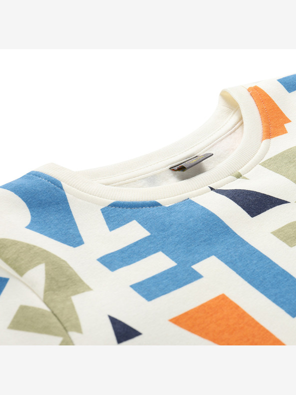 NAX Bež dječja majica s uzorkom NAX Dermo