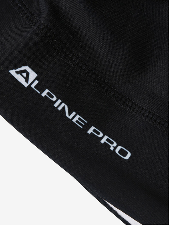 ALPINE PRO Funkcionalna kapa s pomponom ALPINE PRO ABERE crna