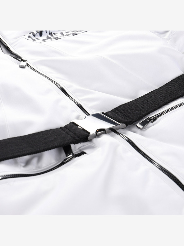 ALPINE PRO Ženska skijaška jakna s ptx membranom ALPINE PRO OLADA bijela varijanta pb