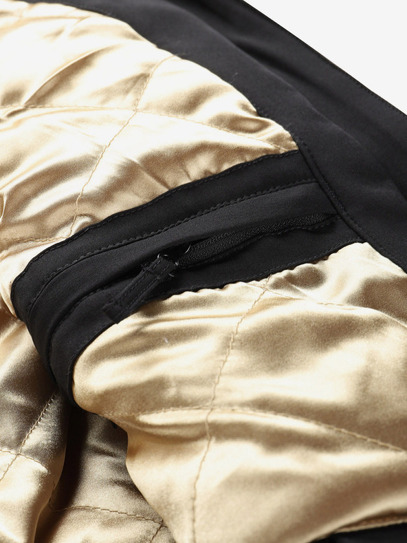 ALPINE PRO Ženska skijaška softshell jakna s membranom ALPINE PRO DOWELA crna