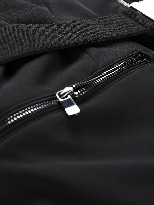 ALPINE PRO Ženska skijaška softshell jakna s membranom ALPINE PRO DOWELA crna