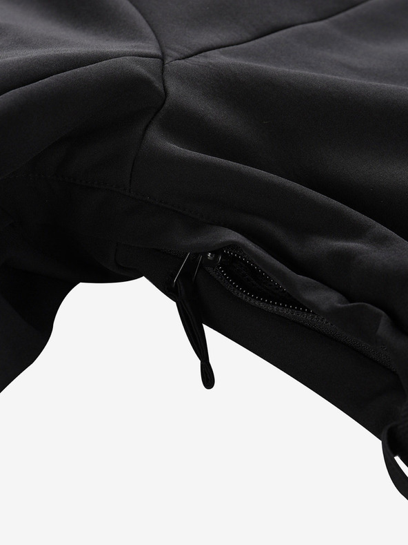 ALPINE PRO Ženska skijaška softshell jakna s membranom ALPINE PRO DOWELA crna