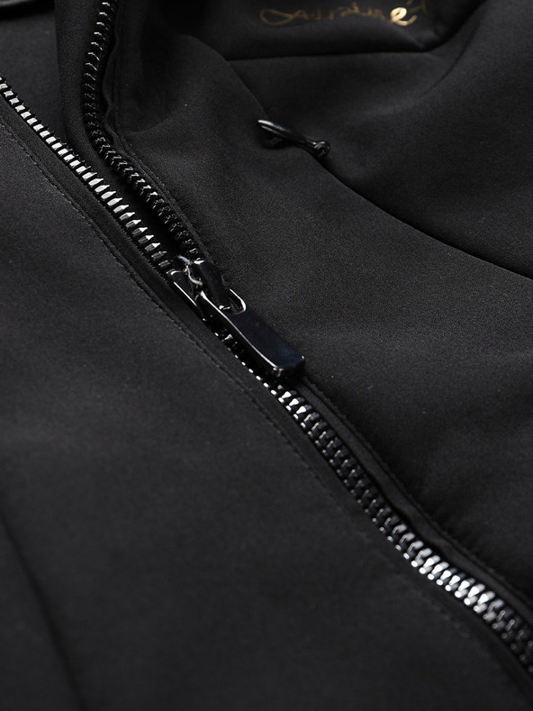 ALPINE PRO Ženska skijaška softshell jakna s membranom ALPINE PRO DOWELA crna