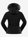 ALPINE PRO Ženska skijaška softshell jakna s membranom ALPINE PRO DOWELA crna