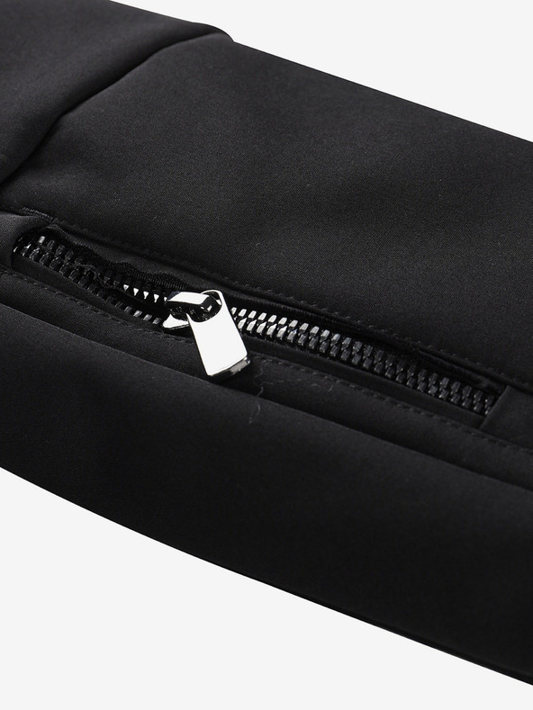 ALPINE PRO Ženska skijaška softshell jakna s membranom ALPINE PRO DOWELA crna