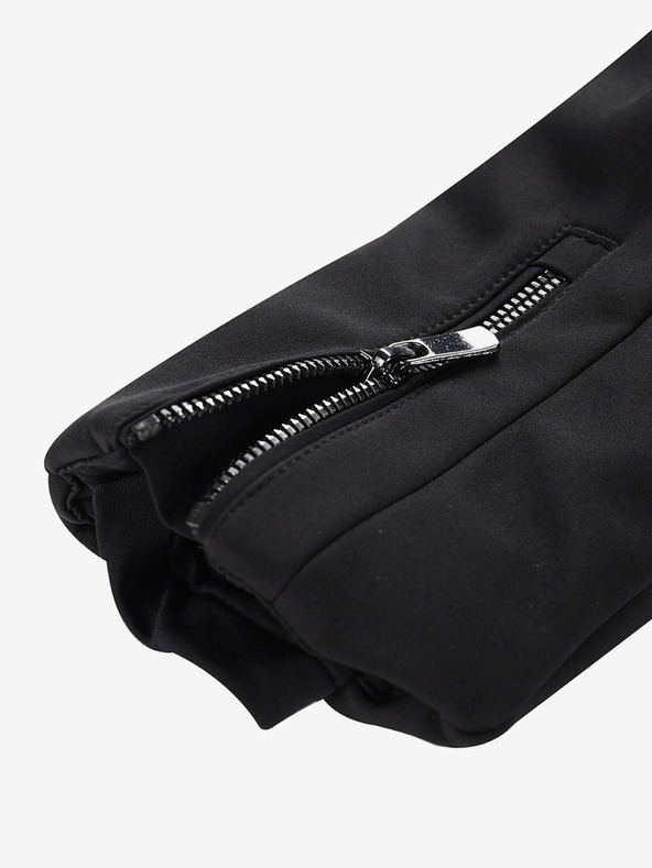 ALPINE PRO Ženska skijaška softshell jakna s membranom ALPINE PRO DOWELA crna