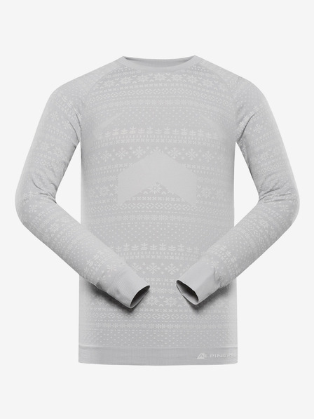 ALPINE PRO Muško donje rublje koje se brzo suši - majica ALPINE PRO AMBOS dk.true grey