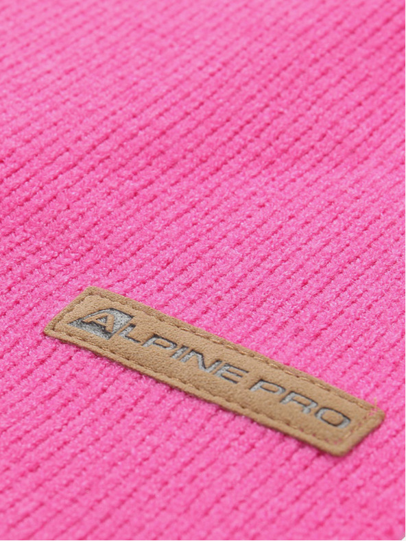 ALPINE PRO Zimski šal ALPINE PRO ESKARNE karmin ruža