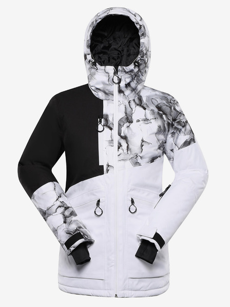 ALPINE PRO Ženska skijaška jakna s ptx membranom ALPINE PRO UZERA bijela varijanta pb