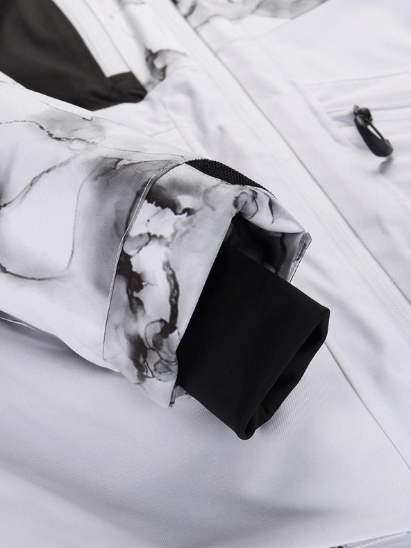 ALPINE PRO Ženska skijaška jakna s ptx membranom ALPINE PRO UZERA bijela varijanta pb