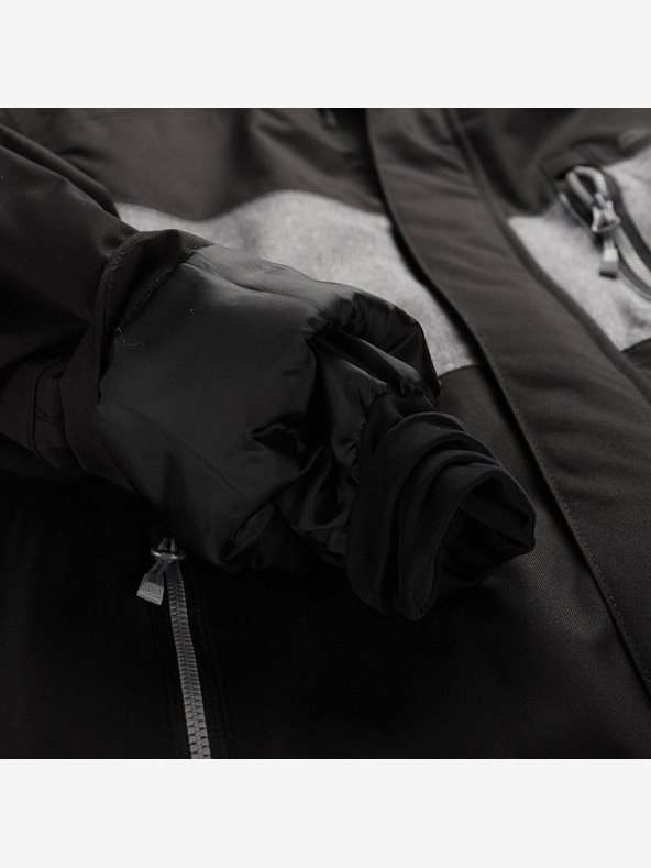 ALPINE PRO Dječja skijaška jakna s ptx snježnom membranom ALPINE PRO COMEDO crna