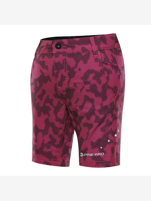 ALPINE PRO Dječje brzosušeće softshell kratke hlače ALPINE PRO TRENTO 2 magenta varijanta pa