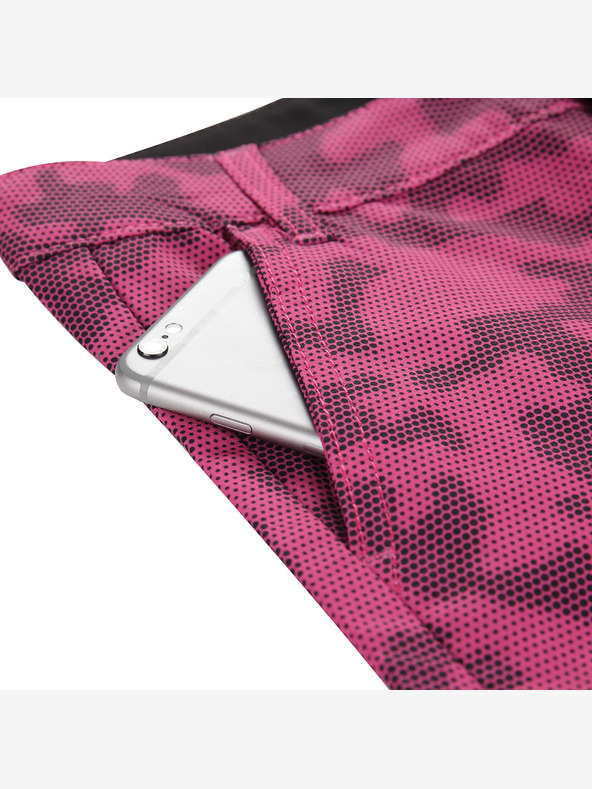 ALPINE PRO Dječje brzosušeće softshell kratke hlače ALPINE PRO TRENTO 2 magenta varijanta pa