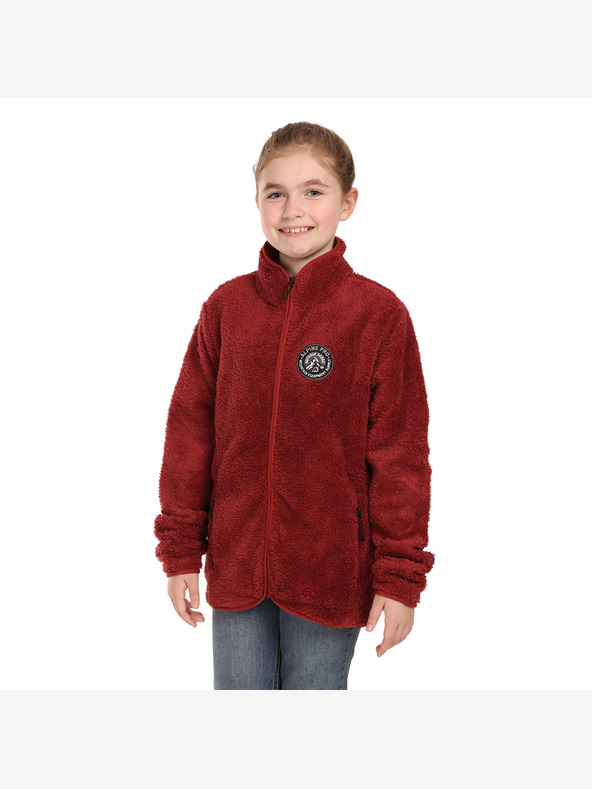 ALPINE PRO Dječji sweatshirt supratherm ALPINE PRO FERADO merlot