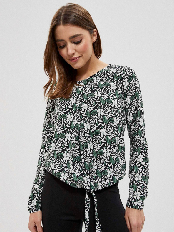 Moodo Moodo jednobojna košulja od viskoze