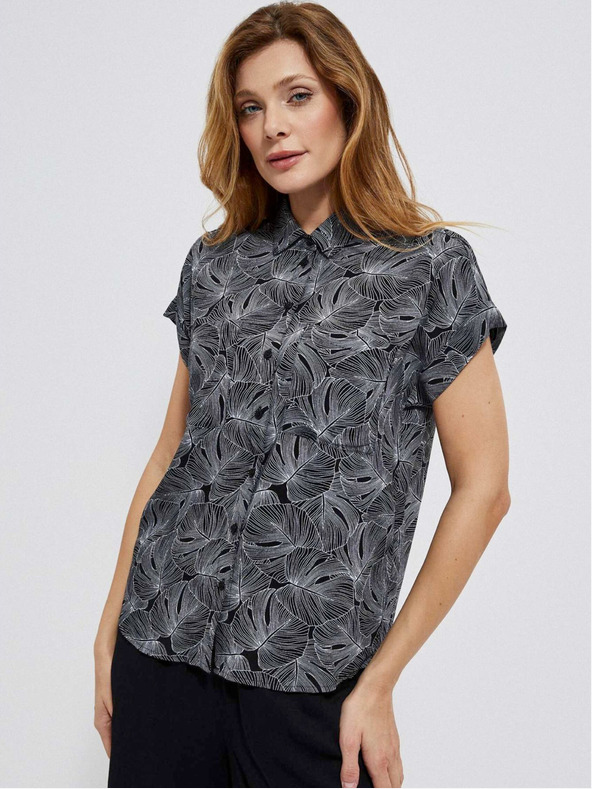 Moodo Moodo bluza s rukavima na volane