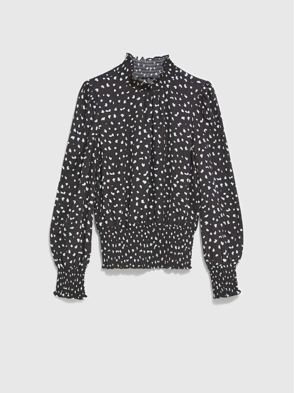 Moodo Crna ženska pletena haljina Moodo