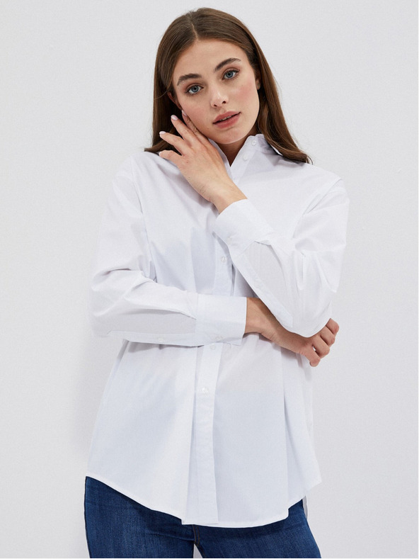 Moodo Moodo bijela ženska košulja