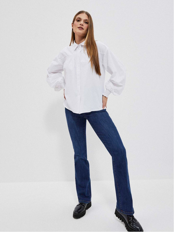 Moodo Moodo bijela ženska košulja