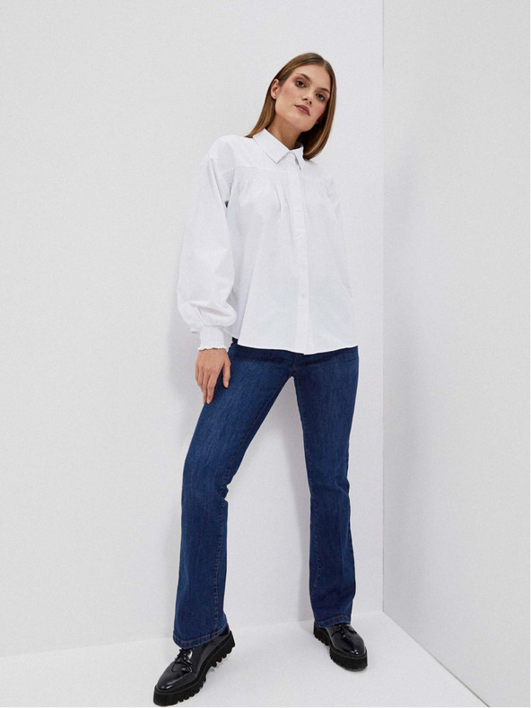 Moodo Moodo bijela ženska košulja