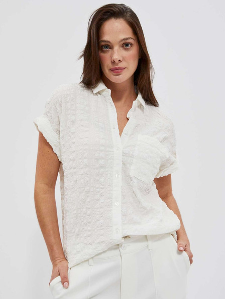 Moodo Bijela ženska Moodo bluza