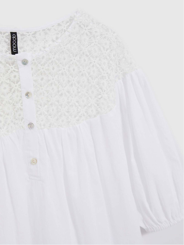 Moodo Bijela ženska Moodo bluza