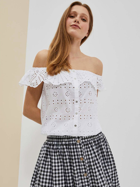 Moodo Bijeli ženski top Moodo