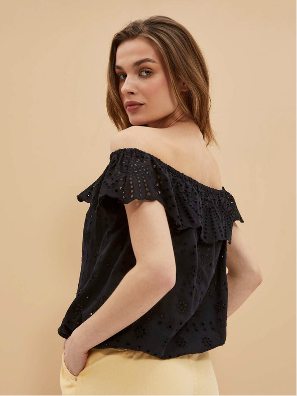 Moodo Crni ženski Moodo top