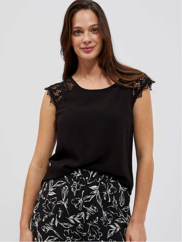 Moodo Crna ženska Moodo majica