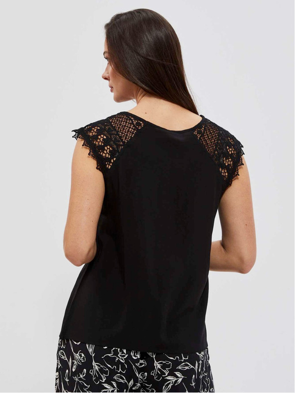 Moodo Crna ženska Moodo majica