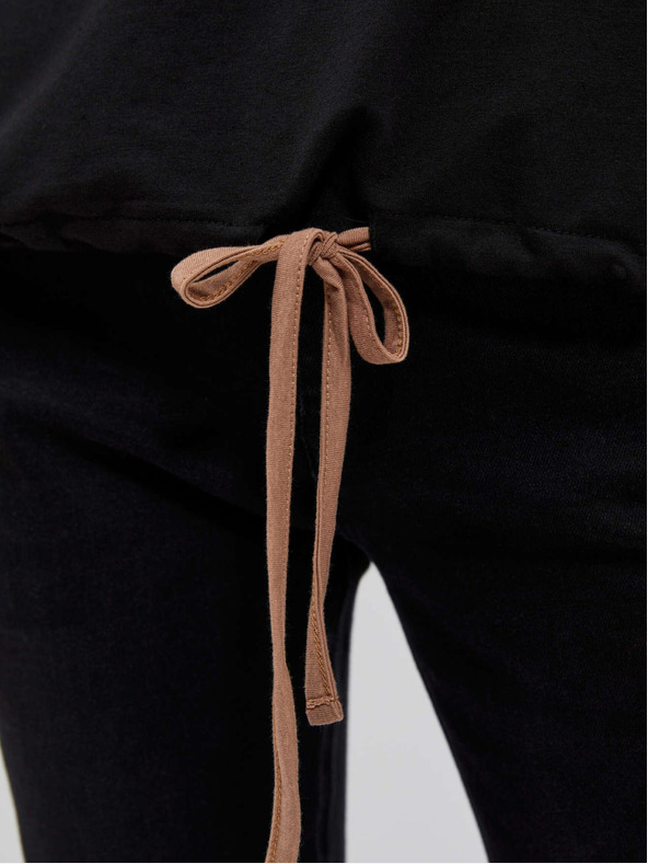 Moodo Crna ženska Moodo majica