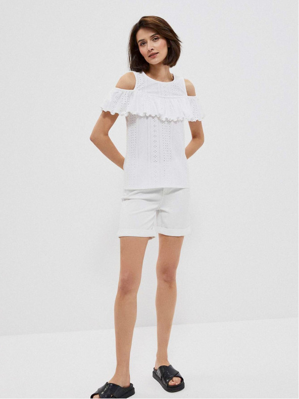 Moodo Bijele Moodo ženske kratke hlače