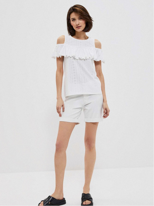 Moodo Bijele Moodo ženske kratke hlače