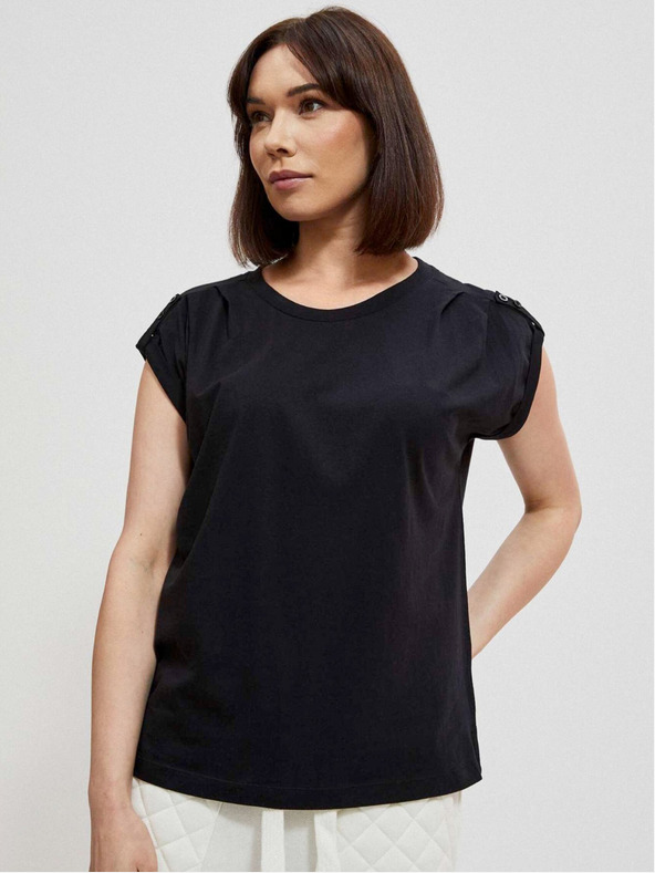 Moodo Crna ženska Moodo majica