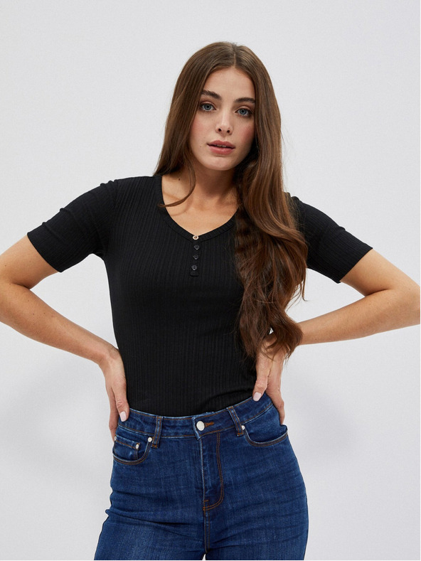 Moodo Crna ženska Moodo majica