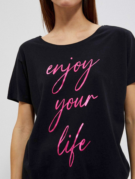 Moodo Crna ženska Moodo majica